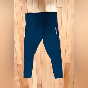BAMBOO Women's Turquoise Blue Leggings